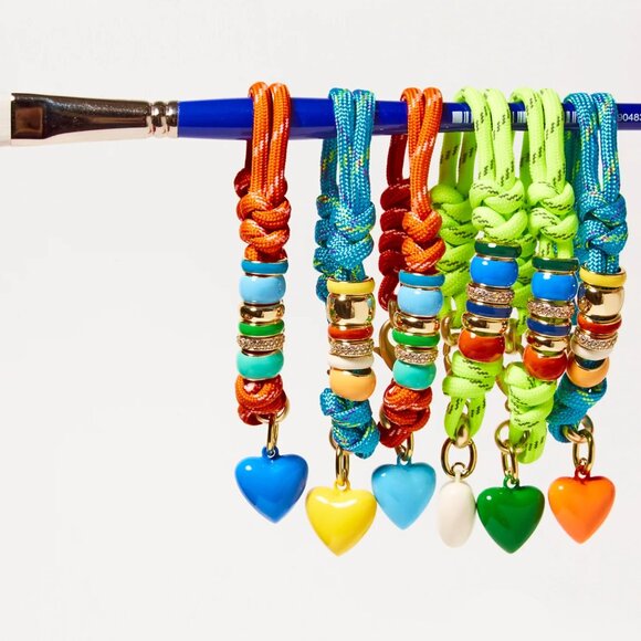 Roxanne Assoulin The Super Size Happy Cord Bracelet Set *No Heart Charm* - Picture 1 of 3